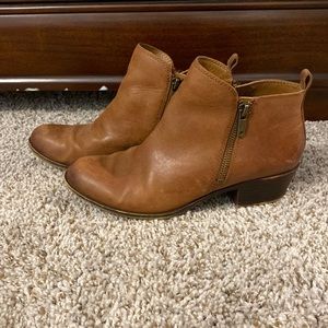 Lucky Brand leather ankle booties